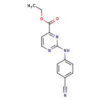 ethyl 2-[(4-cyanophenyl)amino]pyrimidine-4-carboxylate