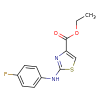 ethyl 2-[(4-fluorophenyl)amino]-1,3-thiazole-4-carboxylate
