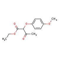 ethyl 2-(4-methoxyphenoxy)-3-oxobutanoate