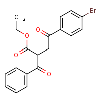 ethyl 2-benzoyl-4-(4-bromophenyl)-4-oxobutanoate