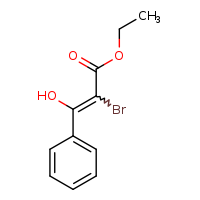ethyl 2-bromo-3-hydroxy-3-phenylprop-2-enoate