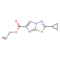ethyl 2-cyclopropylimidazo[2,1-b][1,3,4]thiadiazole-6-carboxylate