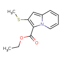 ethyl 2-(methylsulfanyl)indolizine-3-carboxylate
