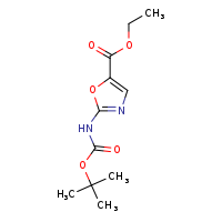 ethyl 2-[(tert-butoxycarbonyl)amino]-1,3-oxazole-5-carboxylate