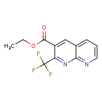 ethyl 2-(trifluoromethyl)-1,8-naphthyridine-3-carboxylate