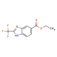 ethyl 2-(trifluoromethyl)-1H-1,3-benzodiazole-5-carboxylate