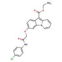 ethyl 3-{[(4-chlorophenyl)carbamoyl]methoxy}pyrido[1,2-a]indole-10-carboxylate