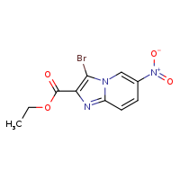 ethyl 3-bromo-6-nitroimidazo[1,2-a]pyridine-2-carboxylate