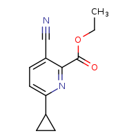 ethyl 3-cyano-6-cyclopropylpyridine-2-carboxylate