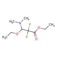 ethyl 3-(dimethylamino)-3-ethoxy-2,2-difluoropropanoate