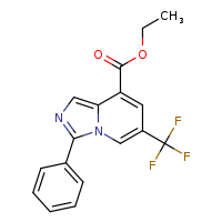 ethyl 3-phenyl-6-(trifluoromethyl)imidazo[1,5-a]pyridine-8-carboxylate