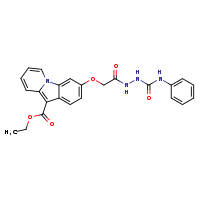 ethyl 3-{[(phenylcarbamoyl)aminocarbamoyl]methoxy}pyrido[1,2-a]indole-10-carboxylate