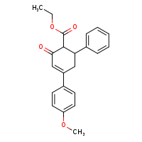 ethyl 4-(4-methoxyphenyl)-2-oxo-6-phenylcyclohex-3-ene-1-carboxylate
