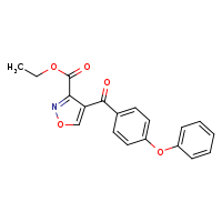 ethyl 4-(4-phenoxybenzoyl)-1,2-oxazole-3-carboxylate