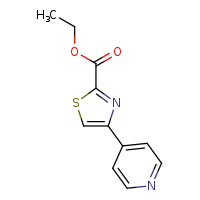 ethyl 4-(pyridin-4-yl)-1,3-thiazole-2-carboxylate