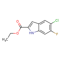 ethyl 5-chloro-6-fluoro-1H-indole-2-carboxylate