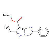 ethyl 6-ethyl-2-phenyl-1H,2H,3H-pyrazolo[1,5-a]imidazole-7-carboxylate