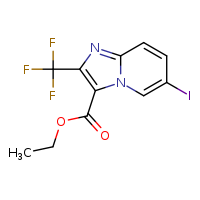 ethyl 6-iodo-2-(trifluoromethyl)imidazo[1,2-a]pyridine-3-carboxylate