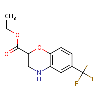 ethyl 6-(trifluoromethyl)-3,4-dihydro-2H-1,4-benzoxazine-2-carboxylate