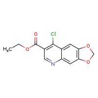 ethyl 8-chloro-2H-[1,3]dioxolo[4,5-g]quinoline-7-carboxylate