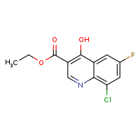 ethyl 8-chloro-6-fluoro-4-hydroxyquinoline-3-carboxylate