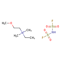 (fluorosulfonyl)aminosulfonyl fluoride; ethyl(2-methoxyethyl)dimethylazanium