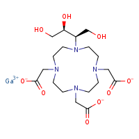 gallium(3+) 2-[4,7-bis(carboxylatomethyl)-10-[(2R,3S)-1,3,4-trihydroxybutan-2-yl]-1,4,7,10-tetraazacyclododecan-1-yl]acetate