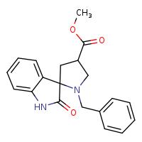 methyl 1'-benzyl-2-oxo-1H-spiro[indole-3,2'-pyrrolidine]-4'-carboxylate