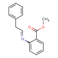 methyl 2-[(2-phenylethylidene)amino]benzoate