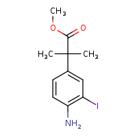 methyl 2-(4-amino-3-iodophenyl)-2-methylpropanoate