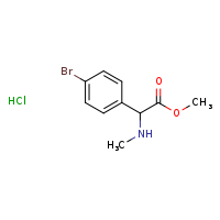 methyl 2-(4-bromophenyl)-2-(methylamino)acetate hydrochloride