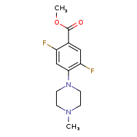 methyl 2,5-difluoro-4-(4-methylpiperazin-1-yl)benzoate
