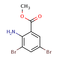 methyl 2-amino-3,5-dibromobenzoate
