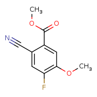 methyl 2-cyano-4-fluoro-5-methoxybenzoate