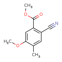methyl 2-cyano-5-methoxy-4-methylbenzoate