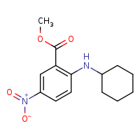 methyl 2-(cyclohexylamino)-5-nitrobenzoate