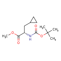 methyl (2S)-2-[(tert-butoxycarbonyl)amino]-3-cyclopropylpropanoate