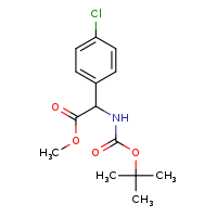 methyl 2-[(tert-butoxycarbonyl)amino]-2-(4-chlorophenyl)acetate