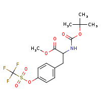 methyl 2-[(tert-butoxycarbonyl)amino]-3-[4-(trifluoromethanesulfonyloxy)phenyl]propanoate