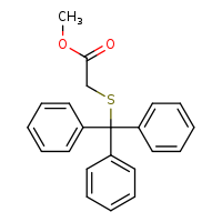 methyl 2-[(triphenylmethyl)sulfanyl]acetate