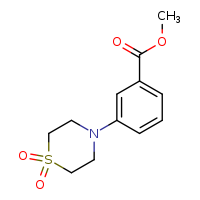methyl 3-(1,1-dioxo-1??-thiomorpholin-4-yl)benzoate