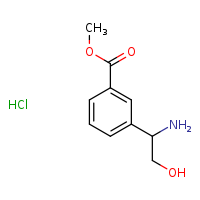 methyl 3-(1-amino-2-hydroxyethyl)benzoate hydrochloride