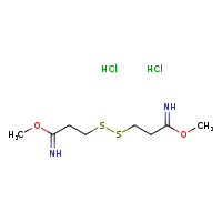 methyl 3-[(3-imino-3-methoxypropyl)disulfanyl]propanimidate dihydrochloride