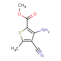 methyl 3-amino-4-cyano-5-methylthiophene-2-carboxylate