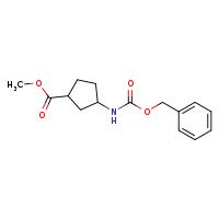 methyl 3-{[(benzyloxy)carbonyl]amino}cyclopentane-1-carboxylate