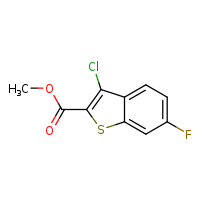 methyl 3-chloro-6-fluoro-1-benzothiophene-2-carboxylate
