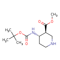 methyl (3S,4S)-4-[(tert-butoxycarbonyl)amino]piperidine-3-carboxylate