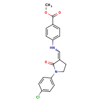 methyl 4-({[1-(4-chlorophenyl)-2-oxopyrrolidin-3-ylidene]methyl}amino)benzoate