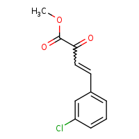 methyl 4-(3-chlorophenyl)-2-oxobut-3-enoate