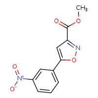 methyl 5-(3-nitrophenyl)-1,2-oxazole-3-carboxylate